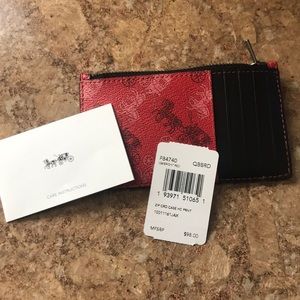 Coach card holder